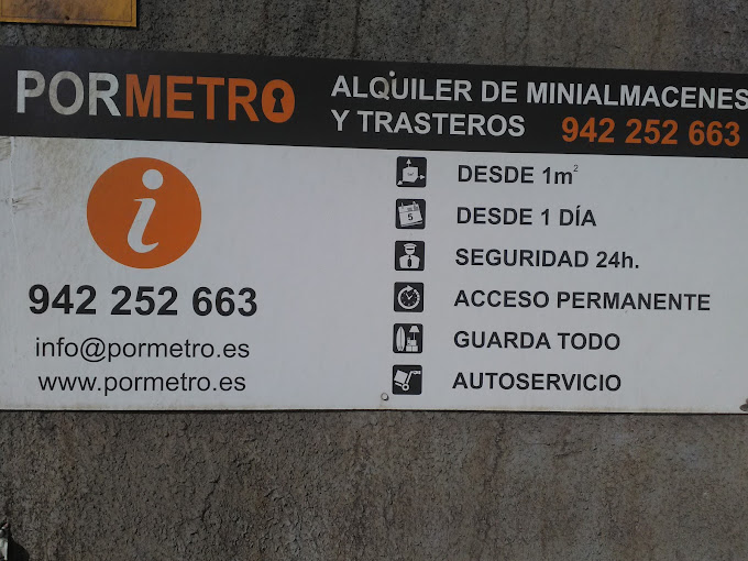 Pormetro Selfstorage - Cantabria - Trastero en Maliaño